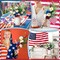 8-Pack 4th of July Artificial Flowers – Red, White & Blue Patriotic Daisy Picks for Independence Day, Memorial Day, Table, Home, Vase, and Party Décor